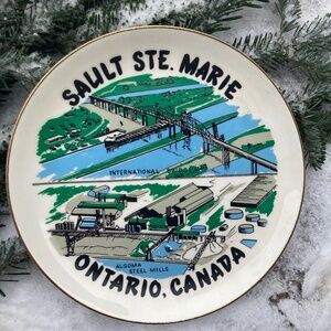 Sault Ste Marie Souvenir Plate
